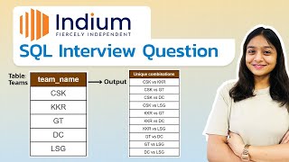 Indium SQL Interview Question | Medium-Level