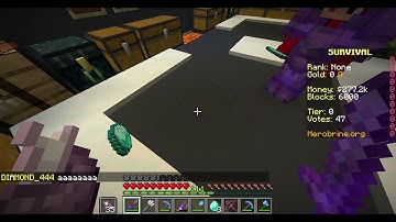 1 person gave 15 diamonds in herobrine.org/server( lets go)!!