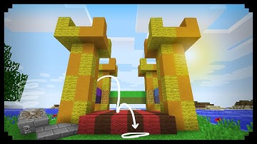 ✔ Minecraft: How to make a Working Bouncy Castle