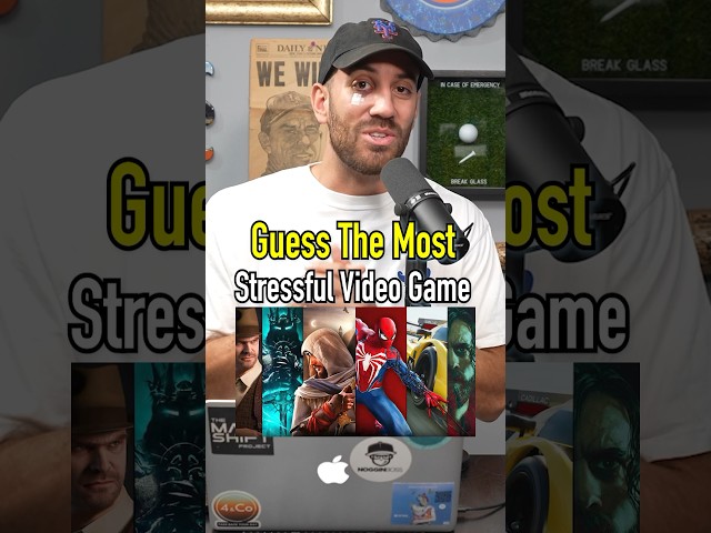 THE MOST STRESSFUL VIDEO GAME?! Do You Agree? #shorts #videogame #gaming #stress #heart #guess class=
