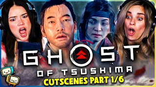 GHOST OF TSUSHIMA: DIRECTOR'S CUT ALL CUTSCENES (Part 1/6) REACTION!