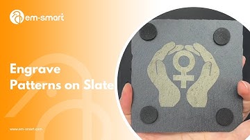 How to Engrave Patterns on Slate with Your EM-Smart Laser?
