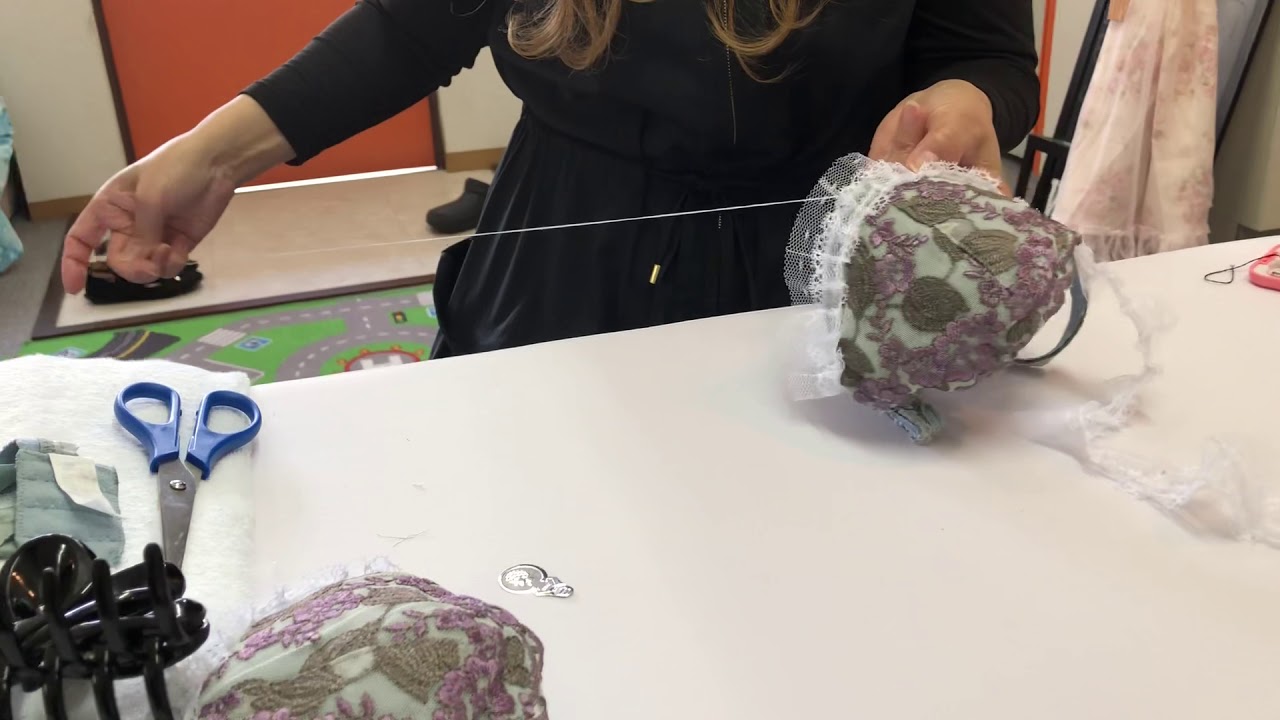 ブラジャーをデコマスクに作り変え Youtube