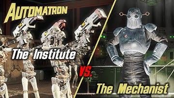 Fallout 4 - Automatron - Institute army of Synths VS. The Mechanist