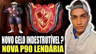  FREE FIRE - AO VIVO  NOVO GELO INDESTRUTÍVEL ?  NOVO ARMA ROYALE P90 RARA  LIVE ON  #25K