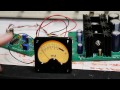 DIY mic preamp - VU meter driver demonstration