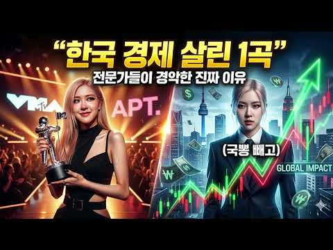 블랙핑크 로제, '아파트'로 미국 평정! 한국 경제를 뒤흔든 그녀의 소름돋는 진짜 가치#로제 #APT #BLACKPINK #Rosé #BrunoMars #블랙핑크 #로제APT