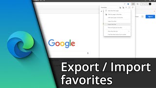 Export Edge Bookmarks  Export Edge Favorites  Tutorial