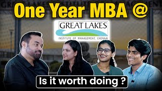 One Year MBA Program | Is it worth doing ? One Year MBA ft. Akash, Ayushi, Niveditha Great Lakes