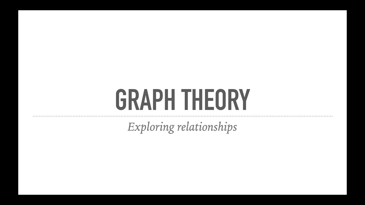 Module 1:- Graph Theory Introduction