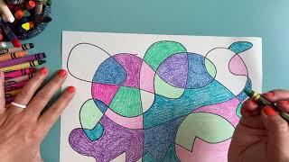 Scribble Drawing Art Lesson for Kids!