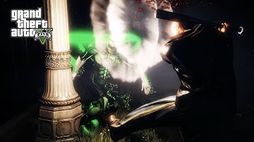 GTA 5 Mods - Green Lantern with Naruto Script (Test)