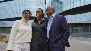 #NLawProud: Ernest Greer (JD ’91), Patrice Greer (MBA ’91), Lauryn Greer (JD-MBA ’24)
