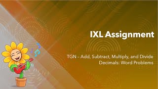 IXL - Add, Subtract, Multiply, and Divide Decimals: Word Problems
