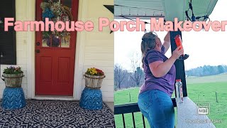 Farmhouse Front Porch Makeover