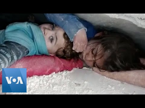 Video Shows Syrian Siblings Prior to Rescue | VOA News