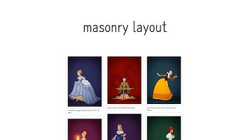 겁나 빠른 웹 레시피 - masonry layout