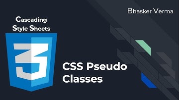 CSS Tutorial for beginners in Hindi #54 | CSS Pseudo Classes