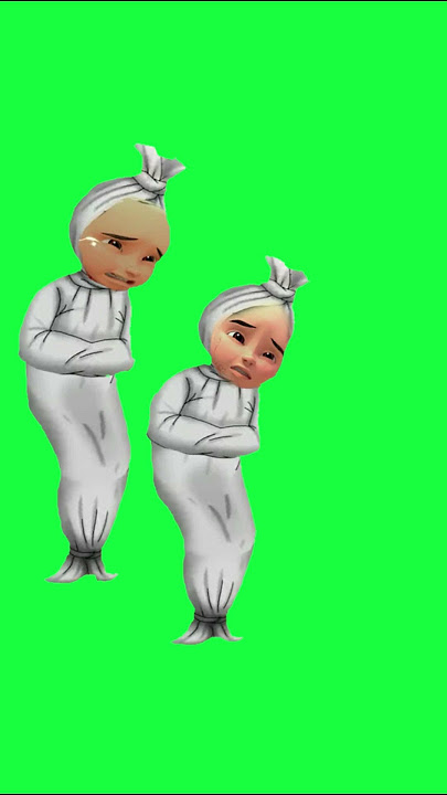 green screen pocong upin ipin