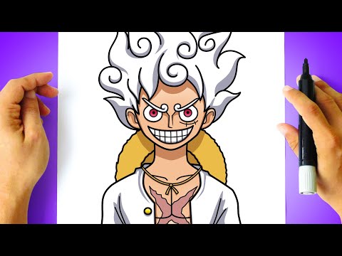 Como DESENHAR o LUFFY GEAR 5 - Como DIBUJAR a LUFFY GEAR 5 - One Piece