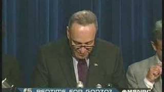 Schumer Press Conference on Alberto Gonzales