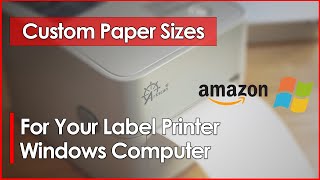 How to print product label with customized template label size on Windows, FNSKU, Nutrition & Tag
