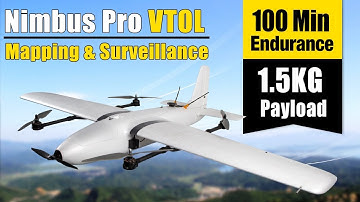 Introducing Nimbus Pro: long range VTOL drone for mapping and surveillance
