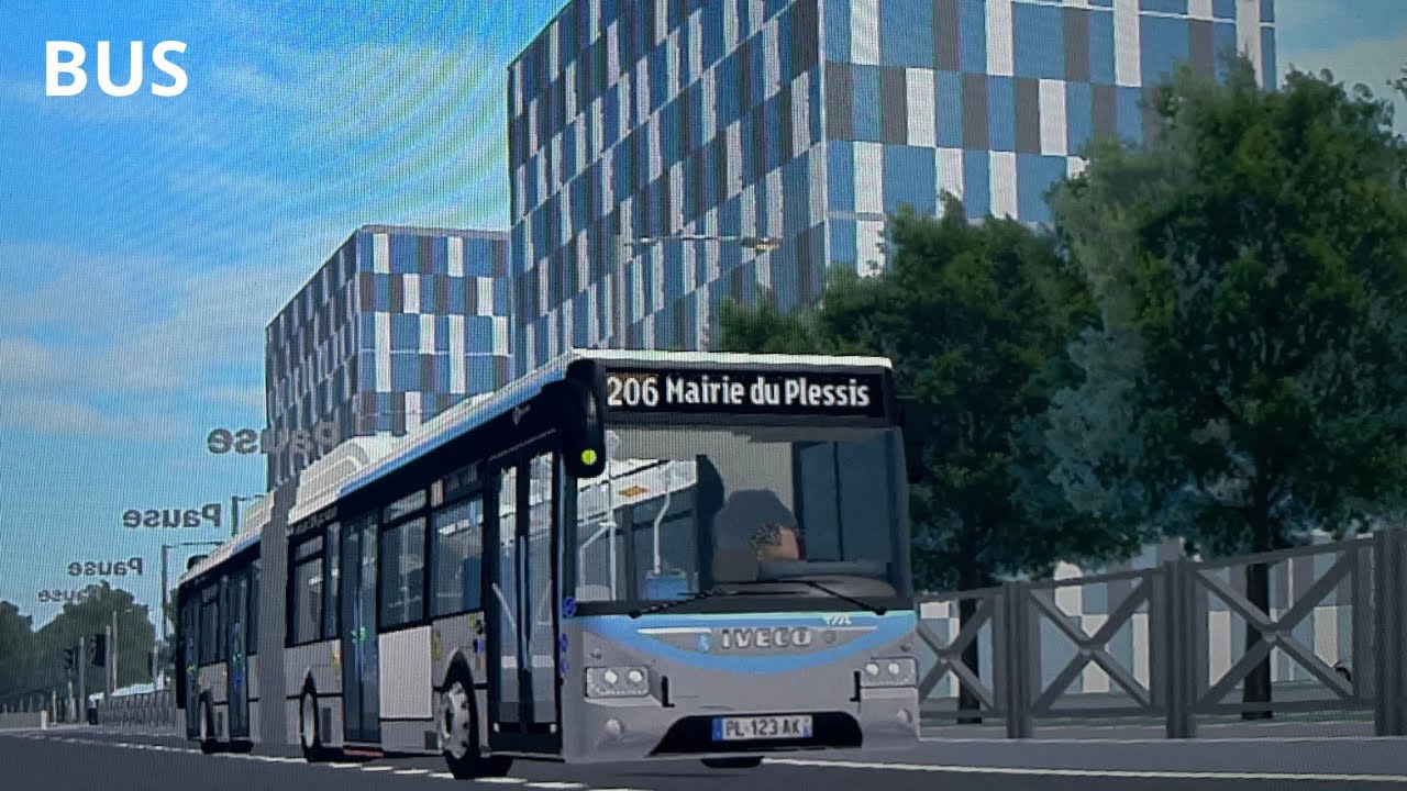 Ligne 206 noisy le grand est RER - mairie du plessis-