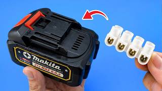 Never Buy New Drill Batteries Again! Just Use a Laptop Charger and Your Old Batteries Can Be Reused