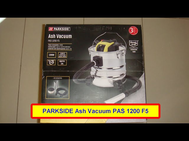 PARKSIDE Ash Vacuum PAS 1200 F5 - YouTube