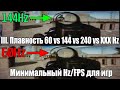 Природа плавности III: 60 vs 144 vs 240 Hz, минимальный FPS для игр, почему 60FPS это плохо | ОРВВ 5