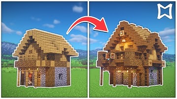 ► Minecraft Village Library Transformation | Village Transformation