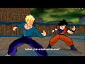 Dragon Ball Z Tenkaichi Tag Team 2/ Goku y Goten GT vs Piccolo y Gohan (muestra de mapa y combos)