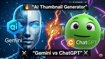 AI Thumbnail Generator | Gemini vs ChatGPT: Best AI Tool?