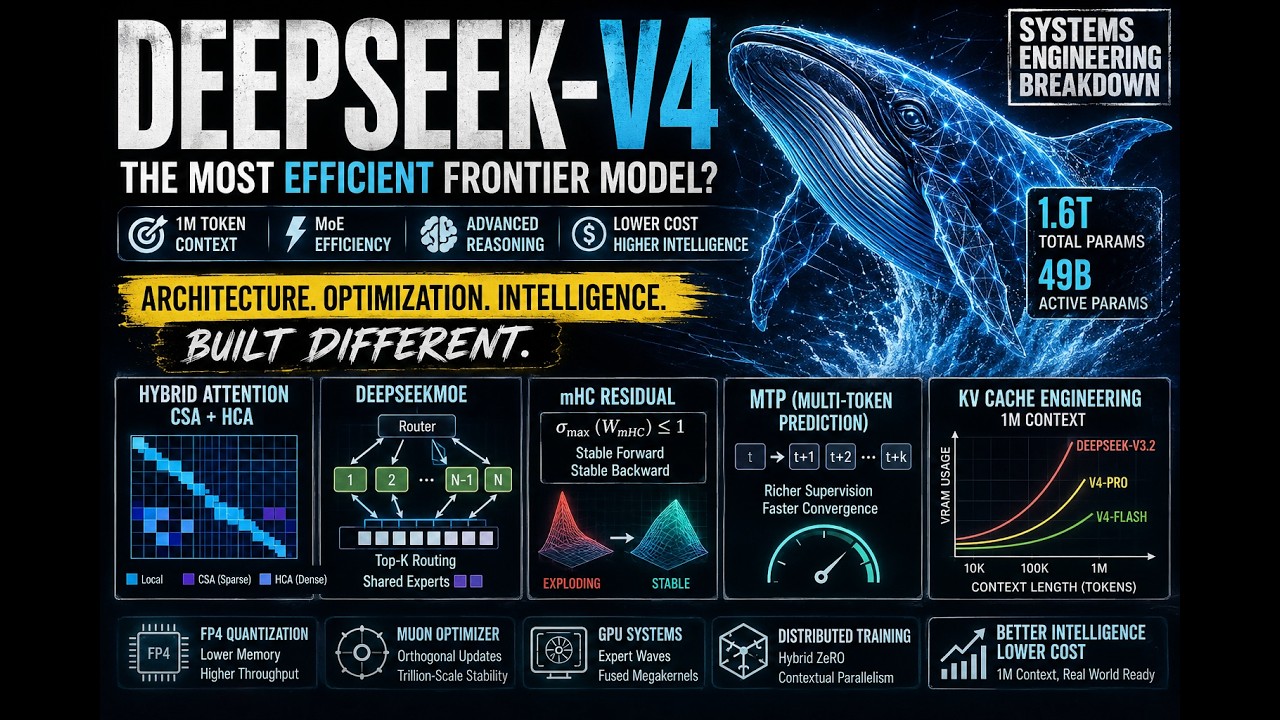 DeepSeek V4 System Stack - YouTube
