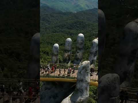 Giant hand bridge in Vietnam #shorts