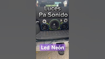 Cómo poner luces LED Neón para Sonido #caraudio #speaker #LED  #neon #caraudiofab