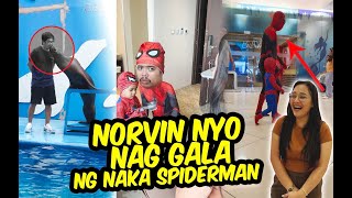 Spiderman costume in public #VinFPV