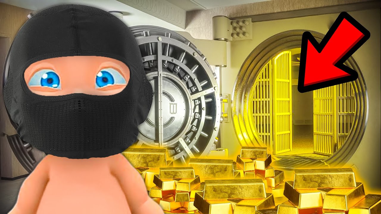 Baby Robs A BANK!