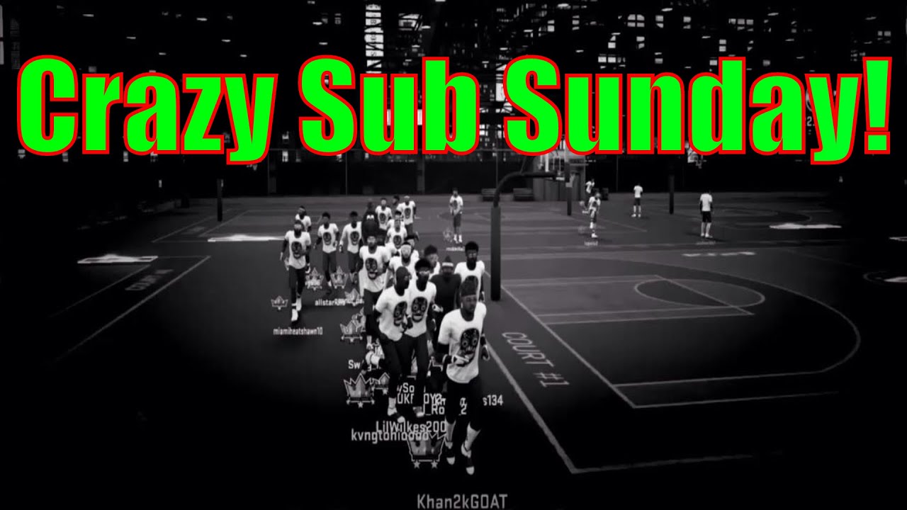 NBA 2K15 Sub Sunday Session Highlights! BROKE STAGE? - YouTube