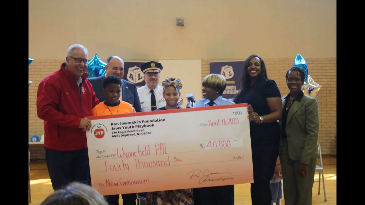 Ron Jaworski's Foundation donates $40,000 Wynnefield PAL
