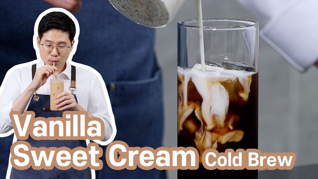 Homemade Vanilla Sweet Cream Cold Brew