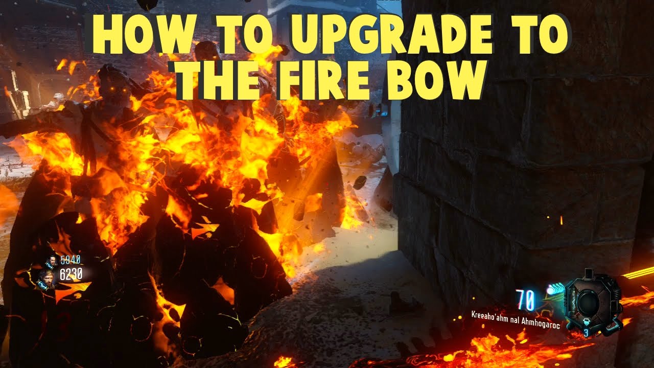BO3 Zombies Der Eisendrache How To Upgrade To The Fire Bow (easy