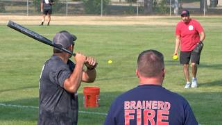 Brainerd Police & Fire Departments Compete in 3rd Annual Softball Showdown | Lakeland News