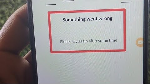How to fix Something went wrong Please try again after some time problem solve in Makemy trip