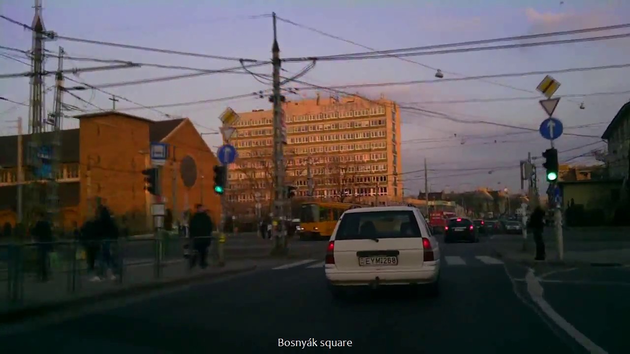 Budapest dashcam: M0-M3-Zugló