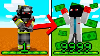 A Cada XP eu ganho PROFISSÕES no MINECRAFT