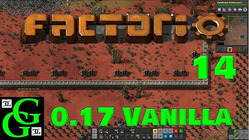Factorio -  0.17 Vanilla  - Bitter Defense, Laying Rail -  Part 14