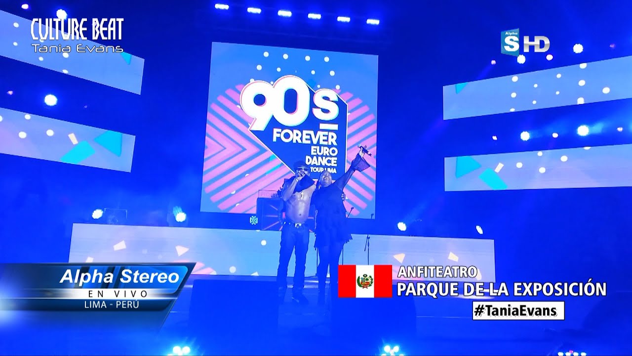 Tania Evans (Culture Beat) 90s forever Live Lima Perú (HD)