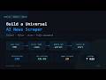 Build a universal news scraper with Node.js, Gemini AI and SQLite
